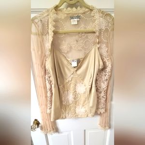 Alberto Makali Dress Top and Camisole Large (runs smaller like Medium size 8)